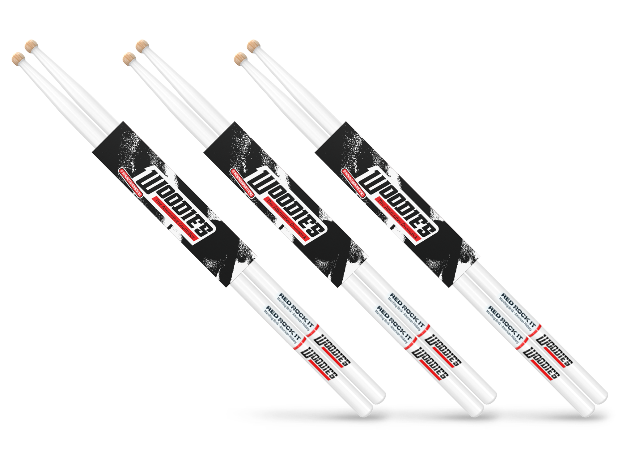 American Hickory Red Rock It Marching Sticks