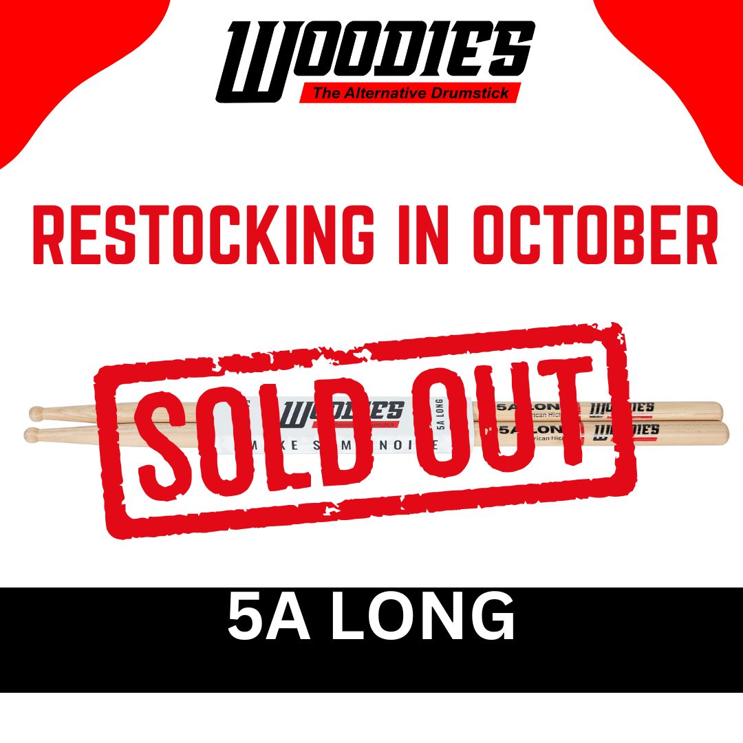 SOLD OUT! RE-STOCK IN OCTOBER! American Hickory 5A Long Drumsticks