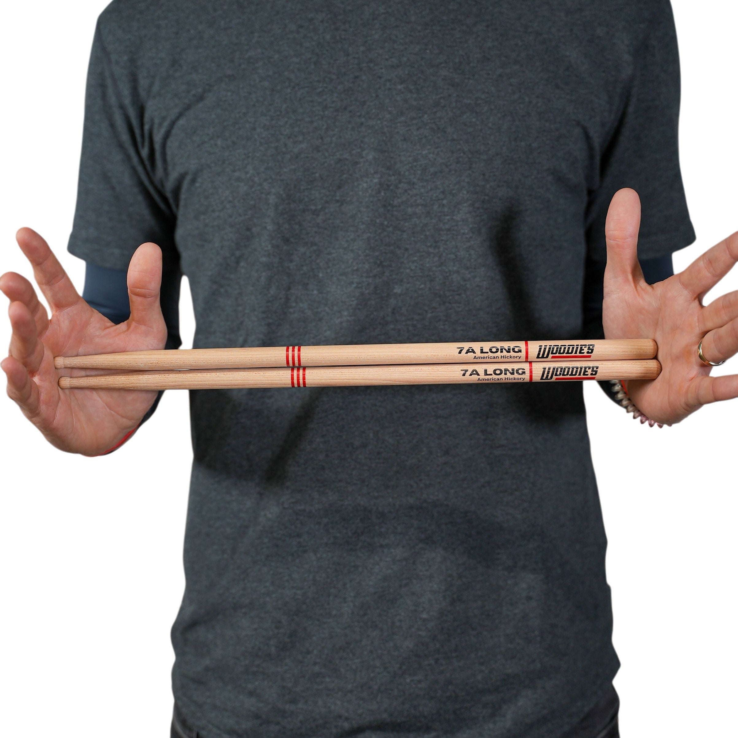 American Hickory 7A Long Drumsticks