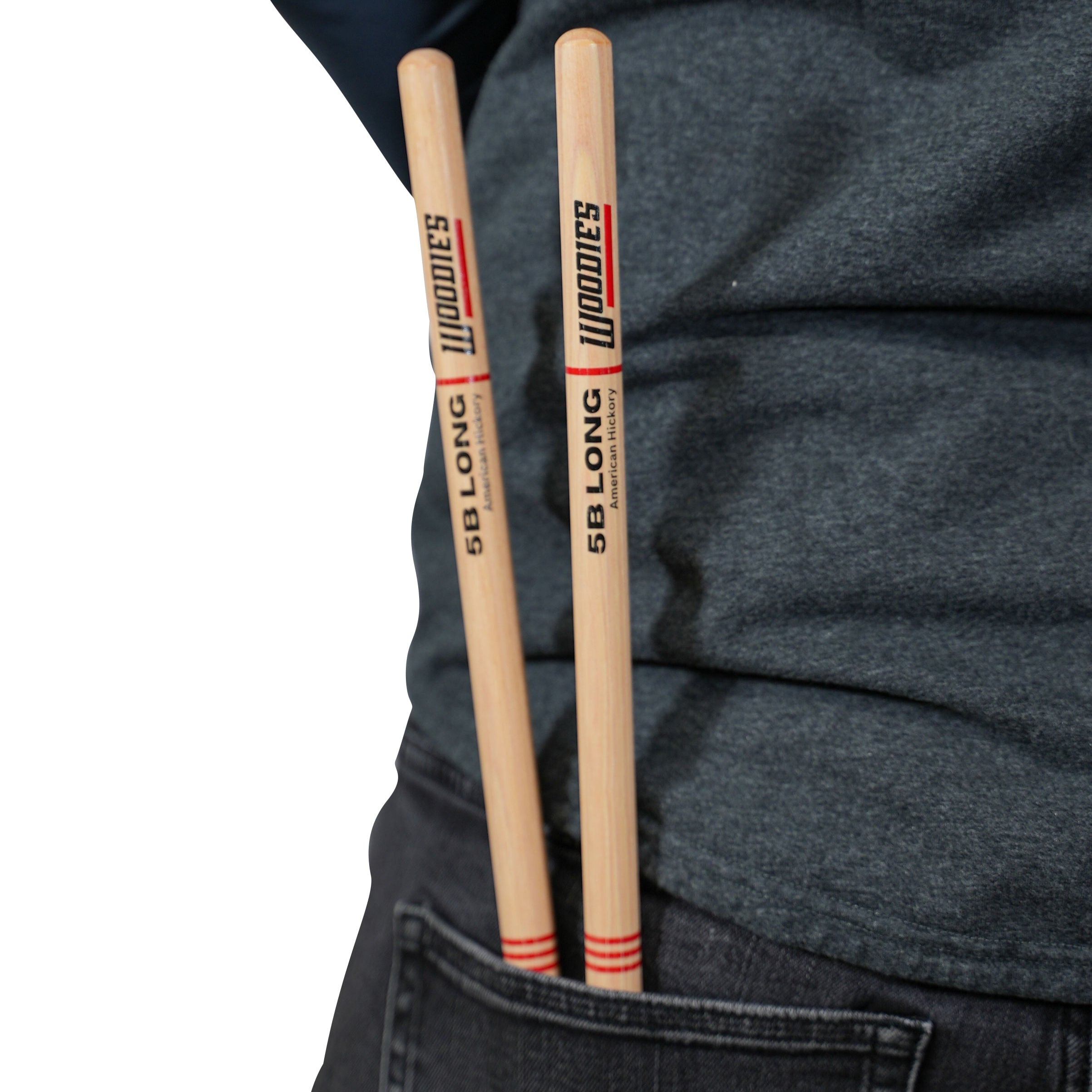American Hickory 5B Long Drumsticks