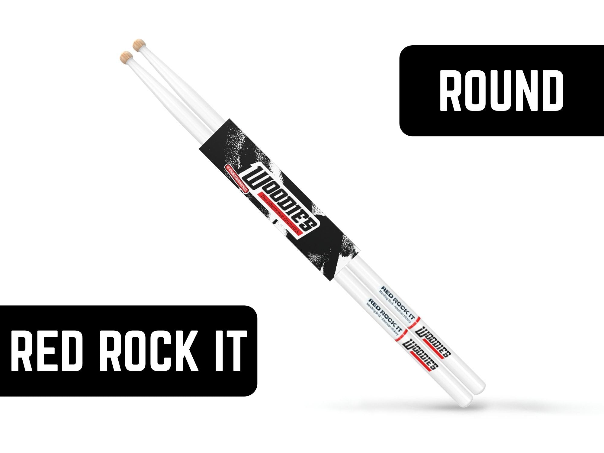 American Hickory Red Rock It Marching Sticks