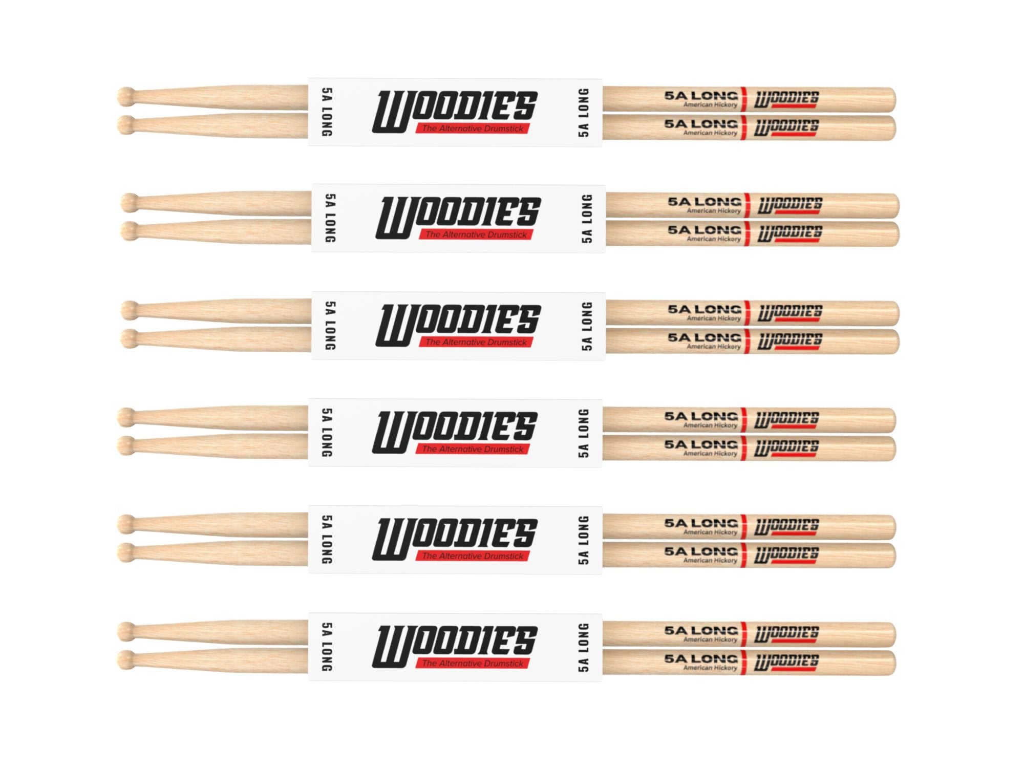 American Hickory 5A Long Drumsticks