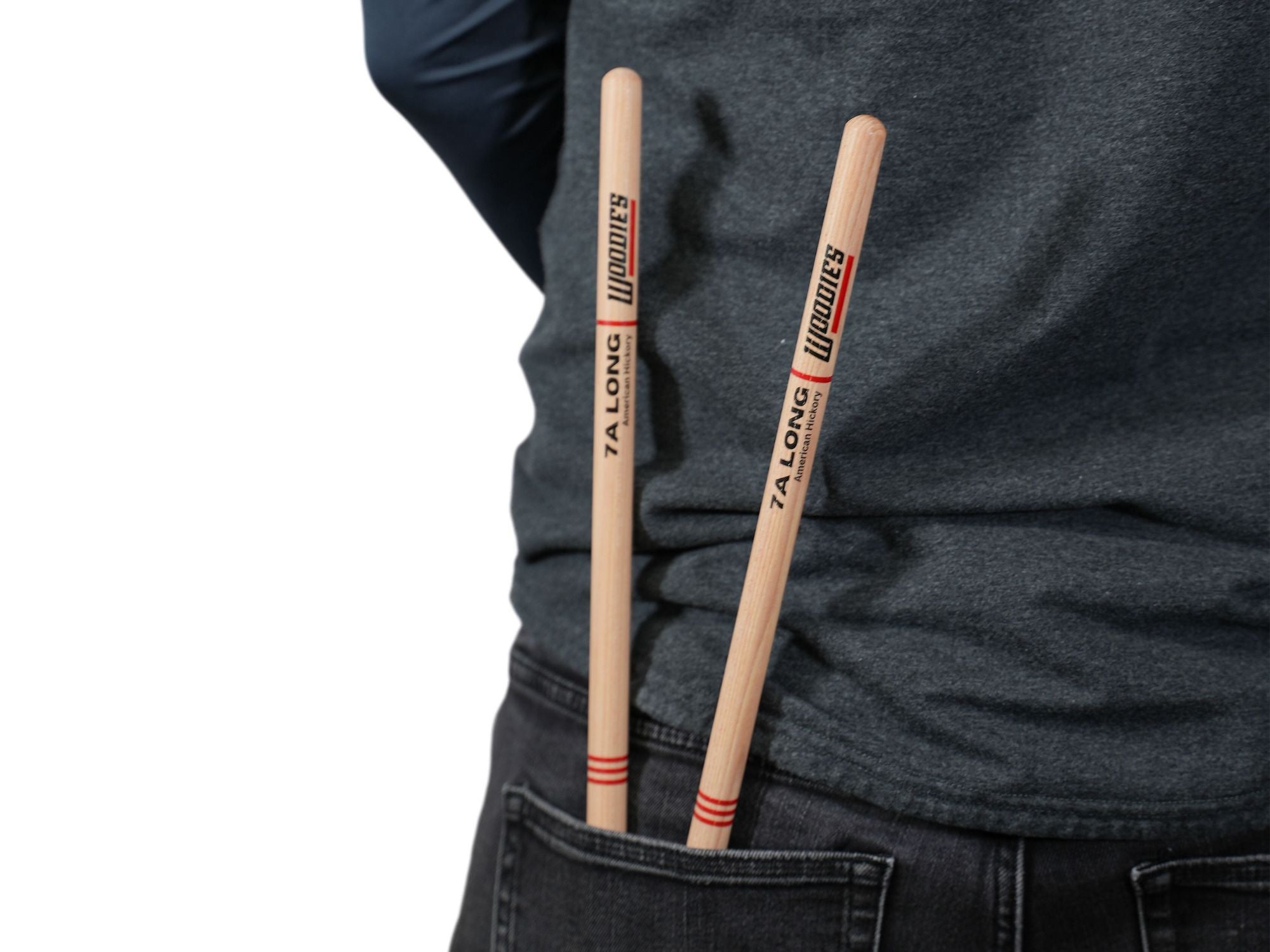 American Hickory 7A Long Drumsticks