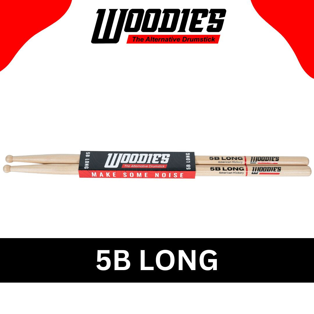 American Hickory 5B Long Drumsticks