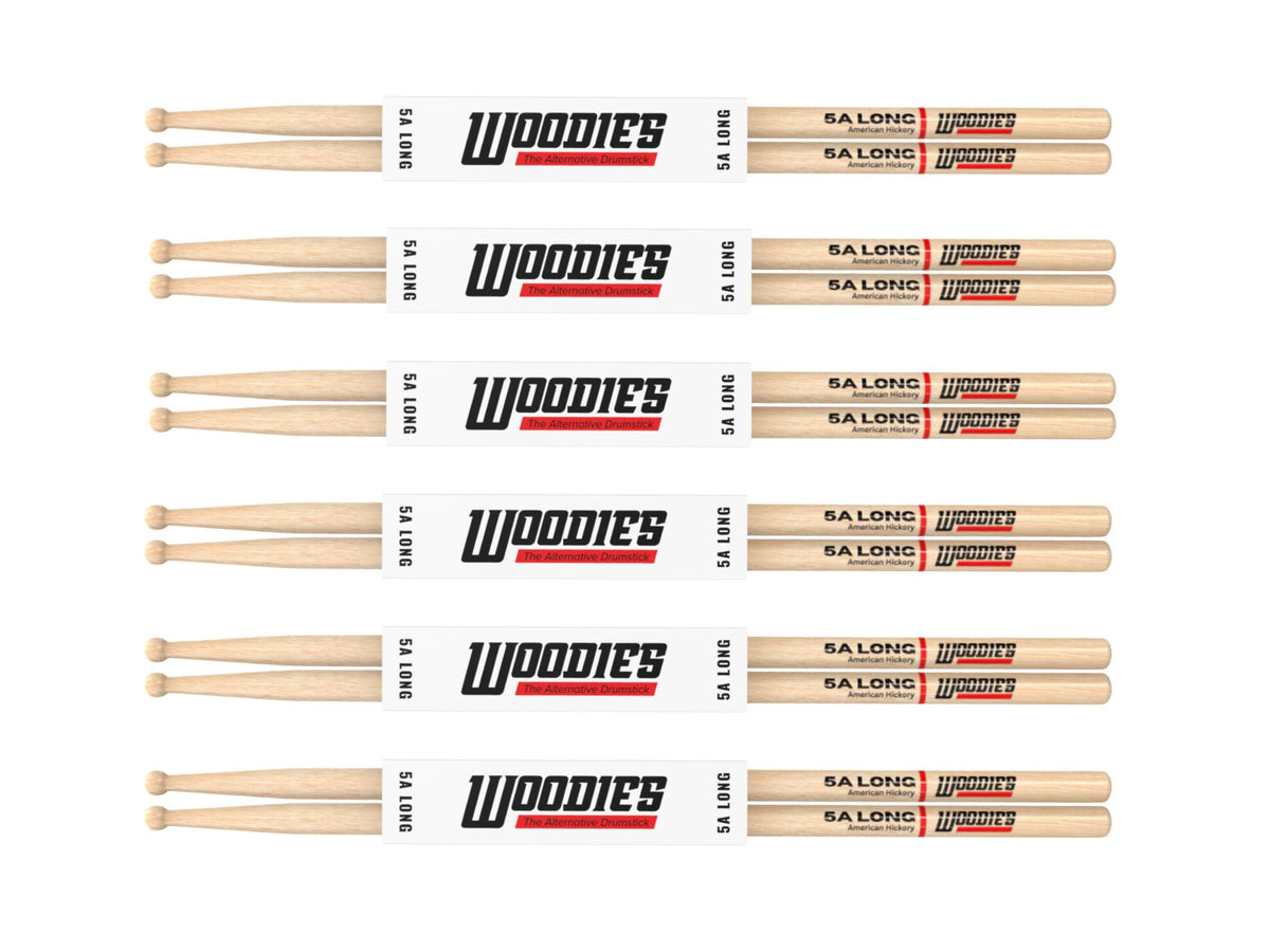 American Hickory 5A LONG ROUND TIPS
