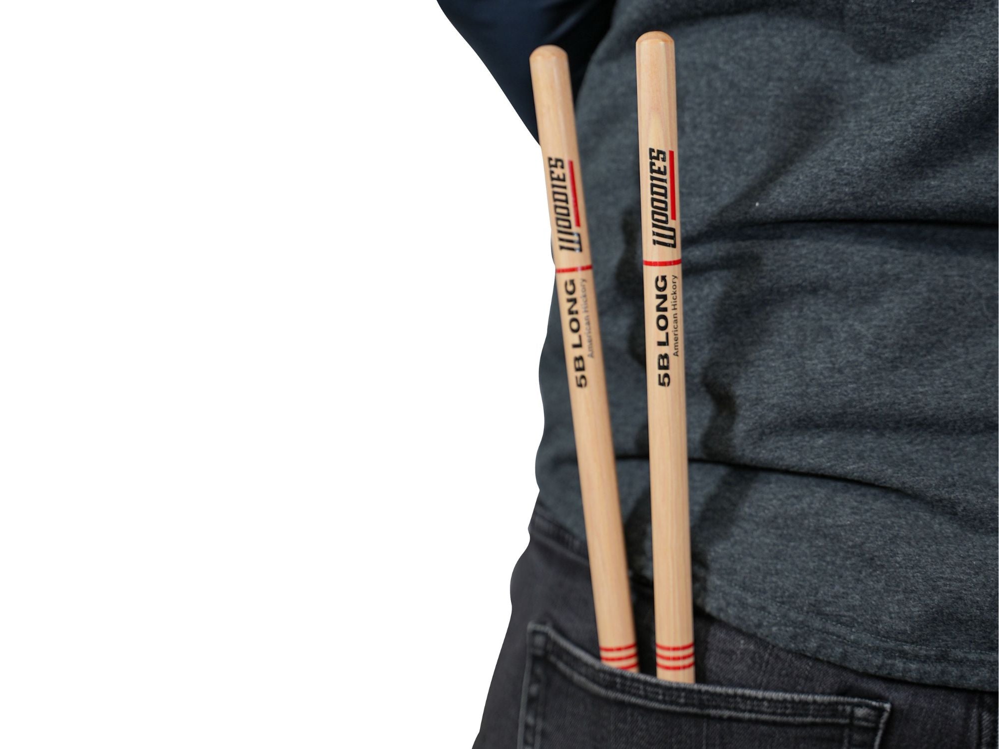American Hickory 5B Long Drumsticks