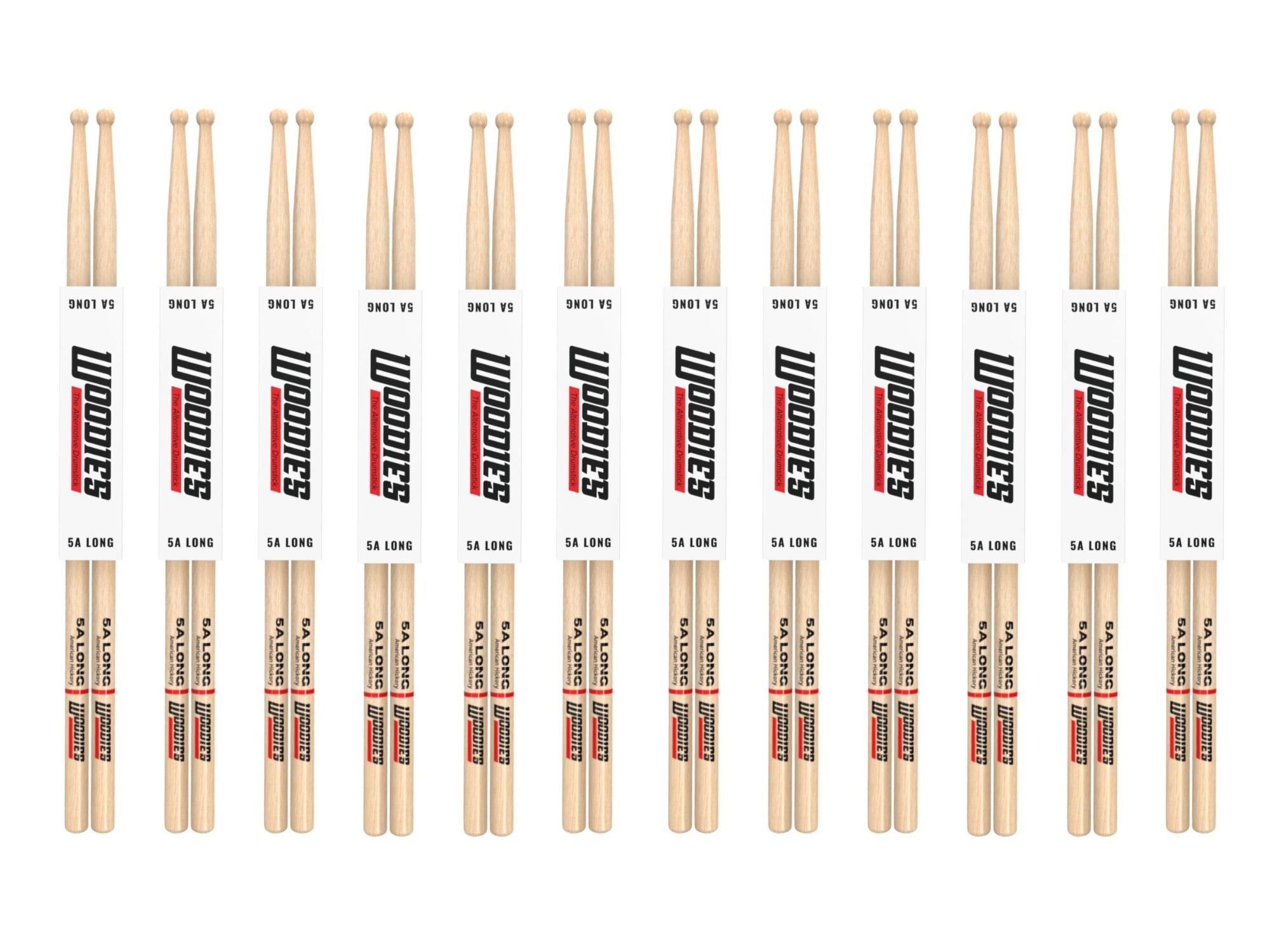American Hickory 5A Long Drumsticks