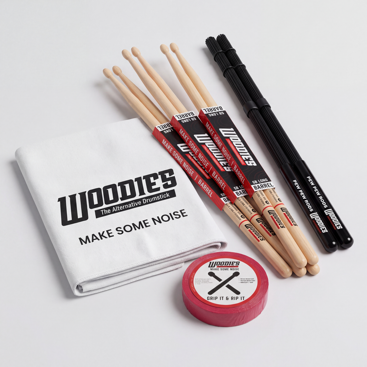 5B Pro Pack — 3 Pairs + Grip Tape + Drumkey + Free shipping